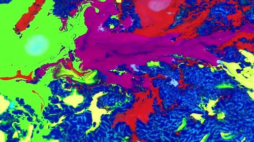 Abstract Pigment Paint Mixture Texture
