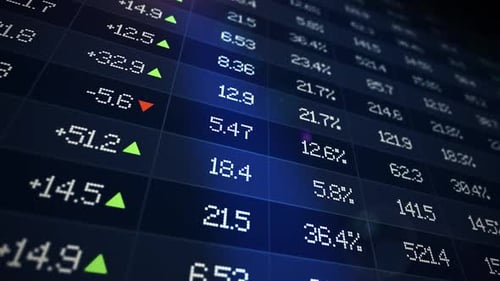 Stock Market Tickerboard