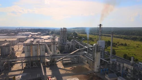 Luftaufnahme der petrochemischen Fabrik für Öl- und Gasraffinerien mit hohem Raffinerieanlagenbau