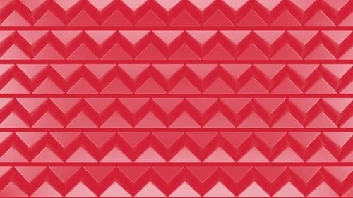 Animated Red Geometric Triangle Pattern Background Loop