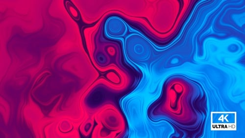Vibrant Abstract Liquid Flowing Waves Background Animation