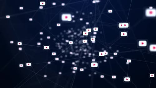 Youtube Icon Connection Network