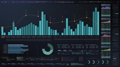 Business Infographic Screen Mockup 09