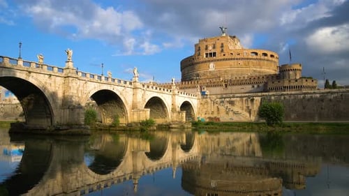 Castel Sant Angelo in Rome , Italy