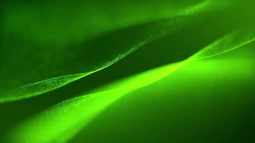 Abstract Particle Background Color Green