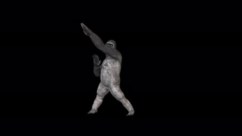 Gorilla Dance 4K-Schleife