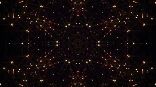 Glamorous Kaleidoscopic Star