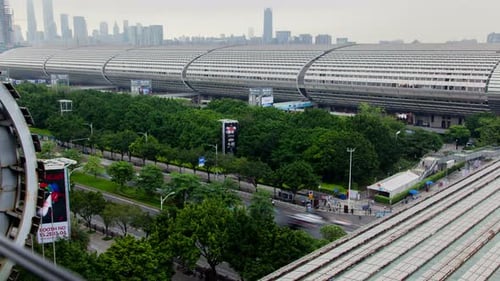 Guangzhou Exhibition Complex Canton Fair Outside View