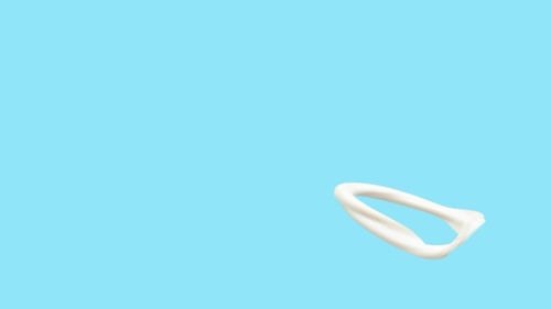 Milk Spread 3D-Renderbewegung inklusive Alpha