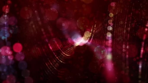 Red Stars Moving Motion Graphics Background