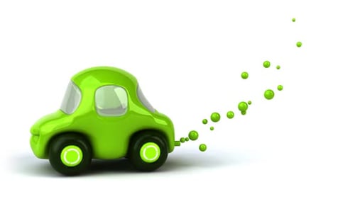 Grünes Auto