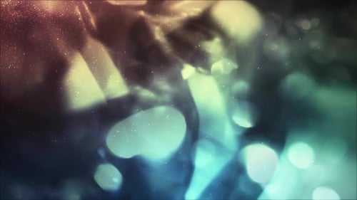 Bokeh Lights Particles Background