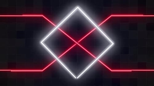 Dynamic Geometric Lines Logo Reveal