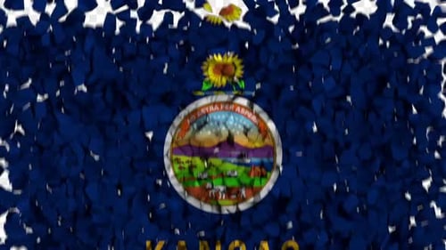 Digital Shatter Logo Reveal Transition