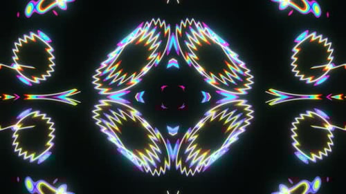 Caleidoscópio multicolorido de plasma para shows de música