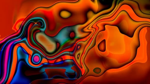 Vibrant Abstract Fluid Liquid Motion Background