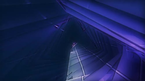 Neon Lights Tunnel Loop