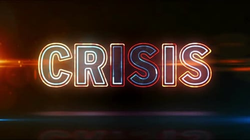 Crisis neon abstract loopable concept