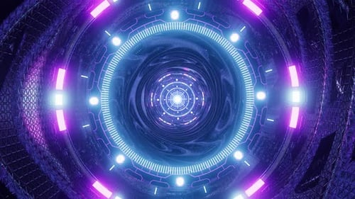 Rotating Light Tunnel Vj Loop