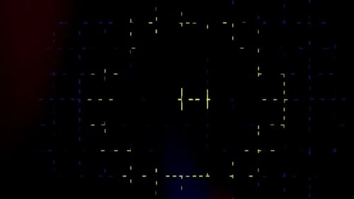 Futuristic Digital Grid Animated Loop Background