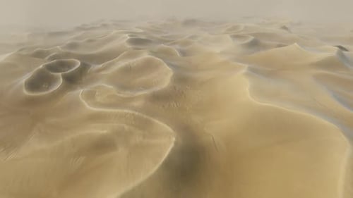 Volando sobre las arenas del desierto