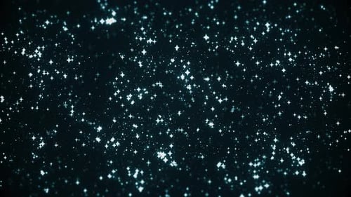 Elegant Shimmering Blue Particles Abstract Glitter Background