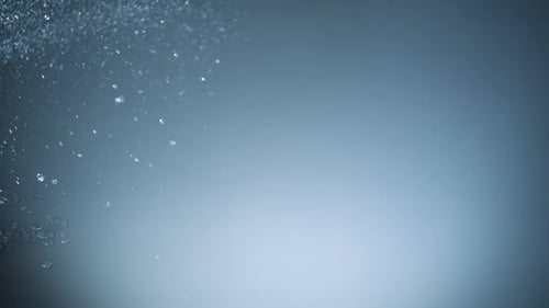 Wassertropfen und Welligkeit, Zeitlupe