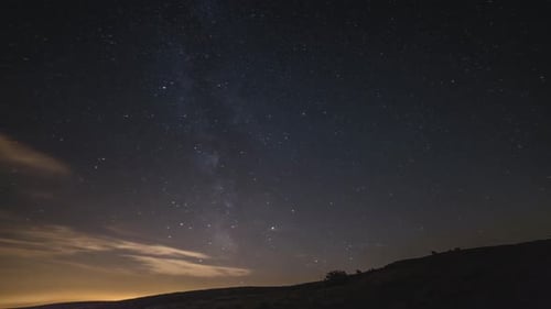 Milky Way over the Mountain