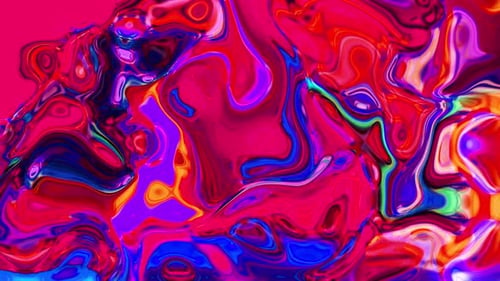 Vibrant Abstract Fluid Color Swirl Background