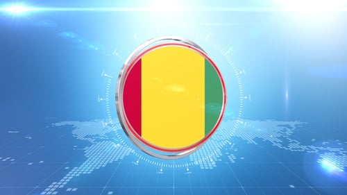 3D Metallic Circular Reveal for Broadcasts