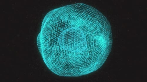 Holographic Digital Particles Technology Background