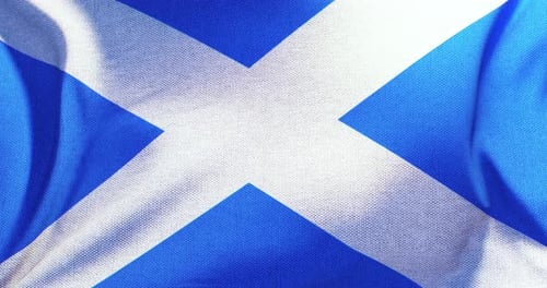 Écosse - Drapeau - 4K