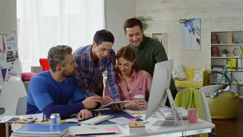Creative Startup Workers Brainstorming