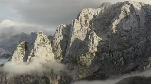 Aerial view of mountain landscape