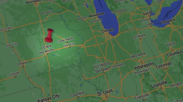 3D Animated Map Pin Drop Location Reveal, Backgrounds Motion Graphics ...