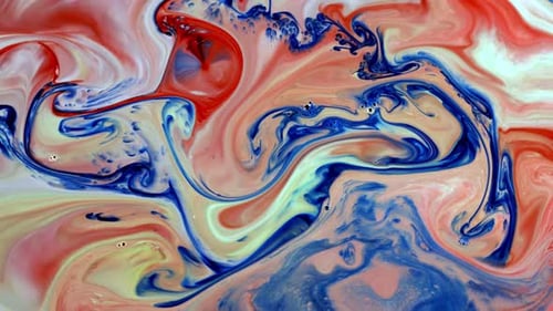 Arte abstracto de difusión de tinta colorida 004