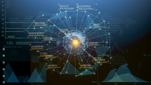 Digital Corporate Network Interface with Business Data