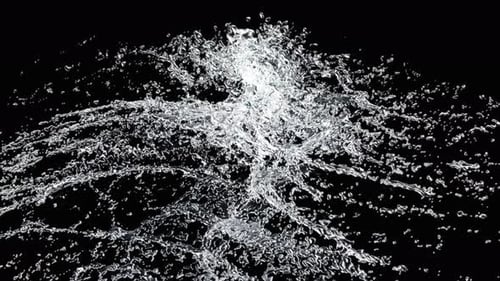 High-Speed Realistic Water Burst and Splash Element
