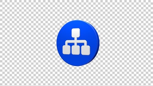 Sitemap Icon Rotating
