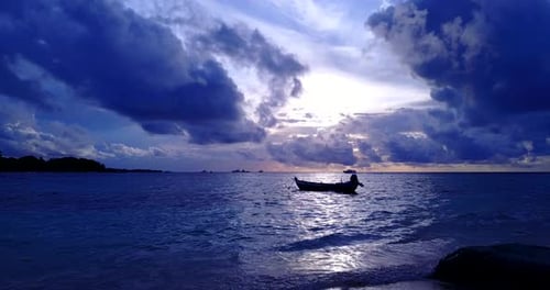 Luxury overhead abstract shot of a white sandy paradise beach and aqua turquoise water background in