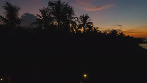 Sonnenuntergang an der Küste