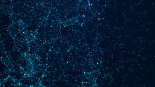 Abstract plexus connected lines geometrical shapes Connection concept