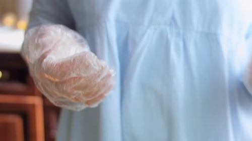 Cutting Vegetables on Cutting Board for Cooking