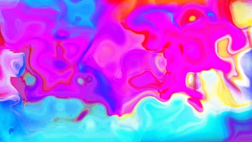Vibrant Abstract Fluid Ink Flow Background Animation