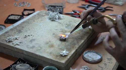 Handmade Silver Brooch