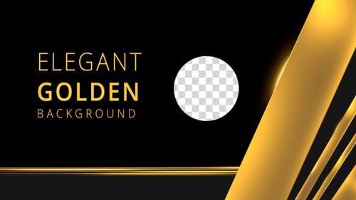 Elegant Golden Lines Abstract Modern Background Animation