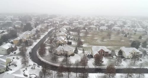 Snowy Conditions in Pittsburgh Suburbs