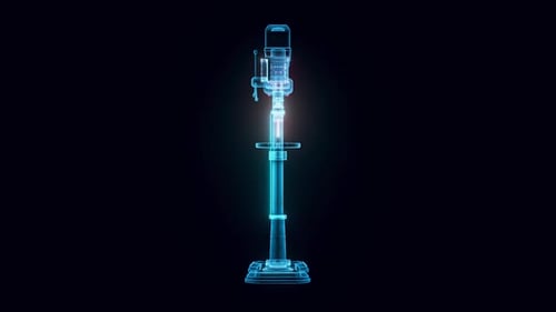Industrial Drill Press Hologram Hd