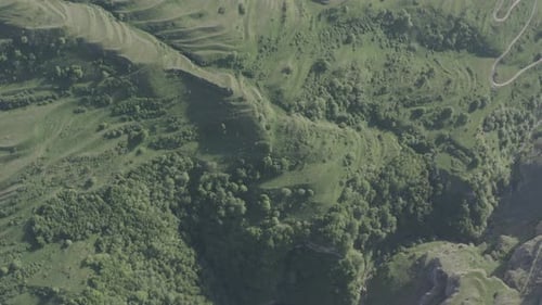 Beautiful Mountain Green Fields Terraces