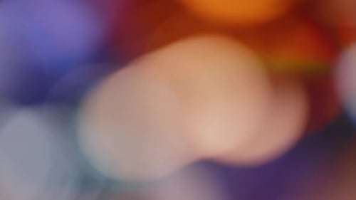 Fuites de lumière multicolore Images sur fond noir Transitions vidéo stylisées Effet Bokeh